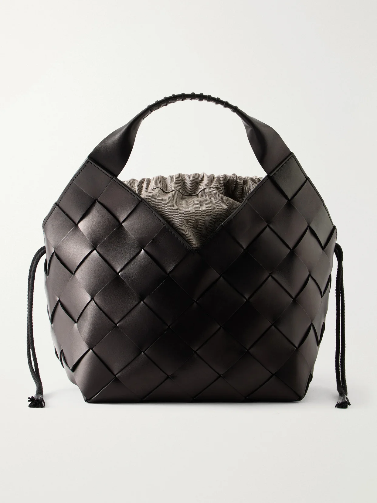 Castello Woven Leather Tote - 1