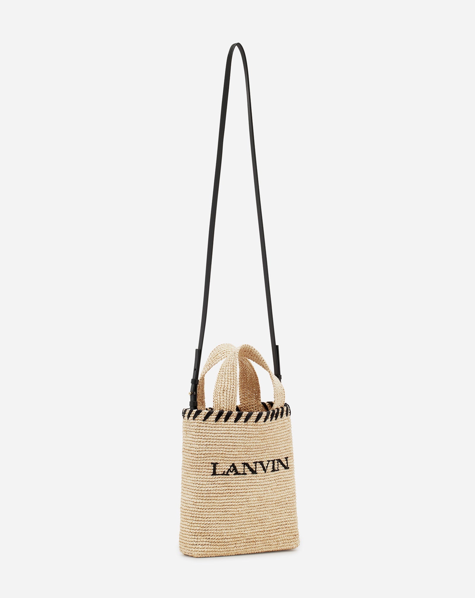 LANVIN NANO RAFFIA TOTE BAG - 3