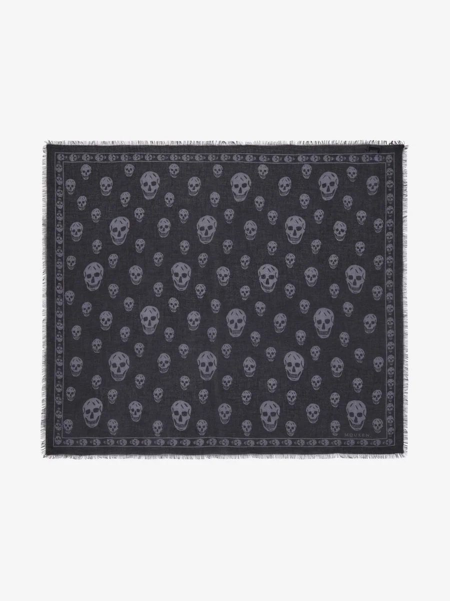 Alexander Mcqueen Men "Skull" Scarf - 1