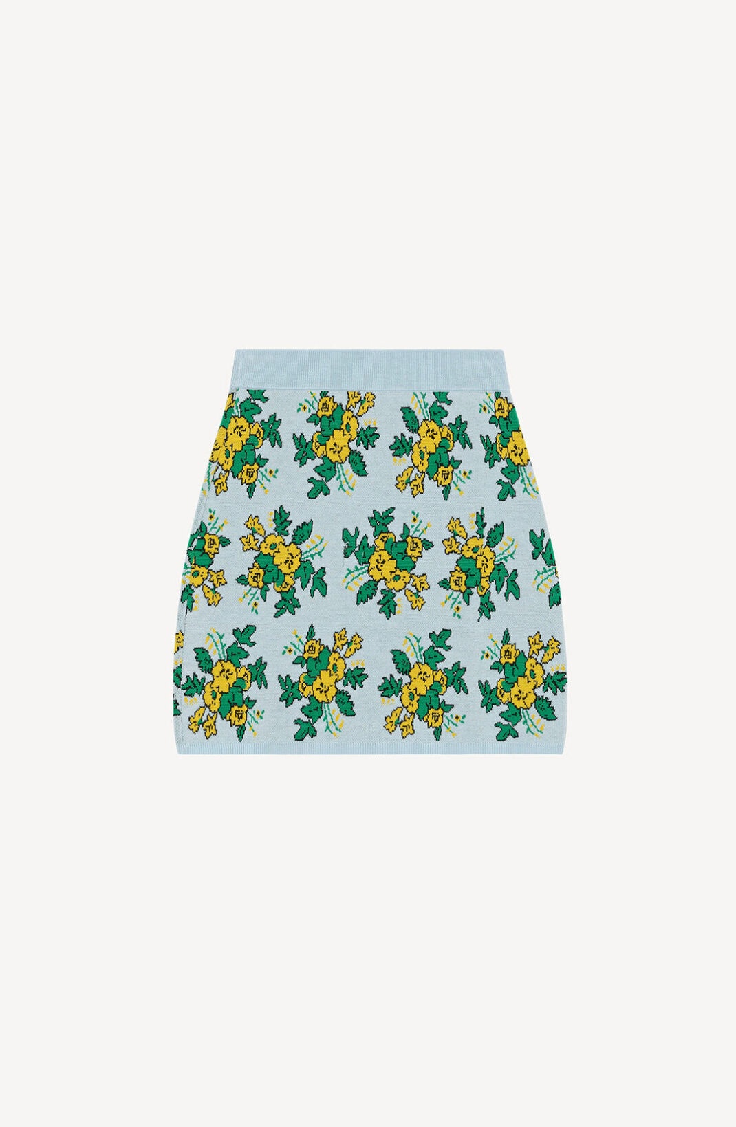 'Pop Bouquet' wool mini skirt - 6