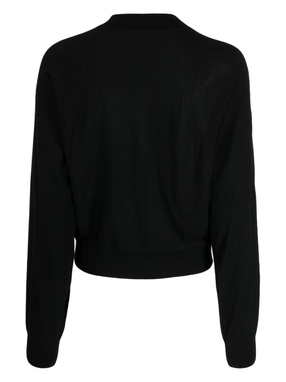 mock-neck knitted jumper - 2