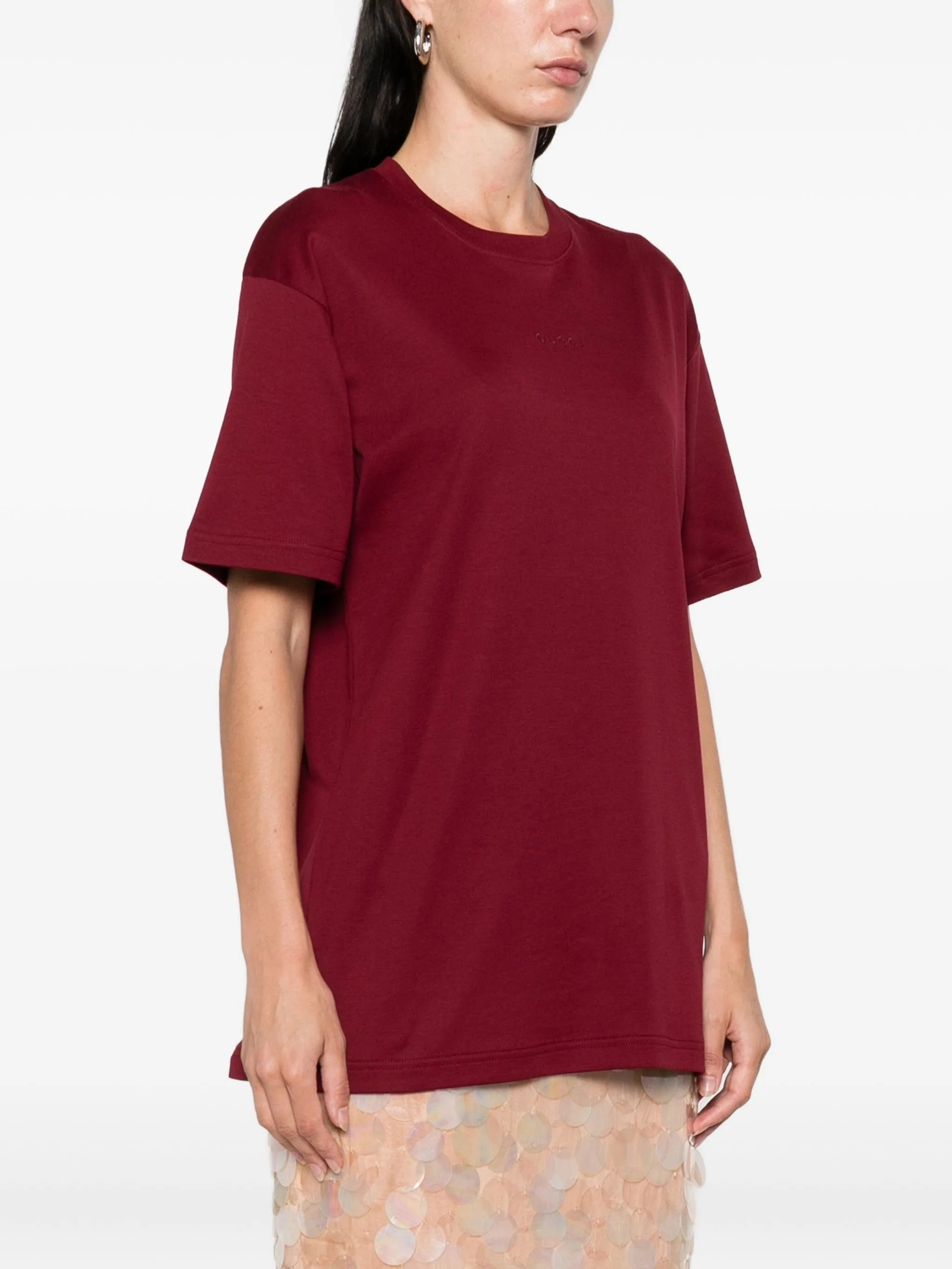 Gucci Logo-embroidered Crew-neck T-shirt - 2