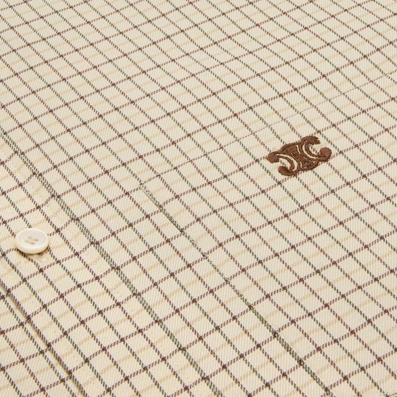 loose shirt in checked cotton 4