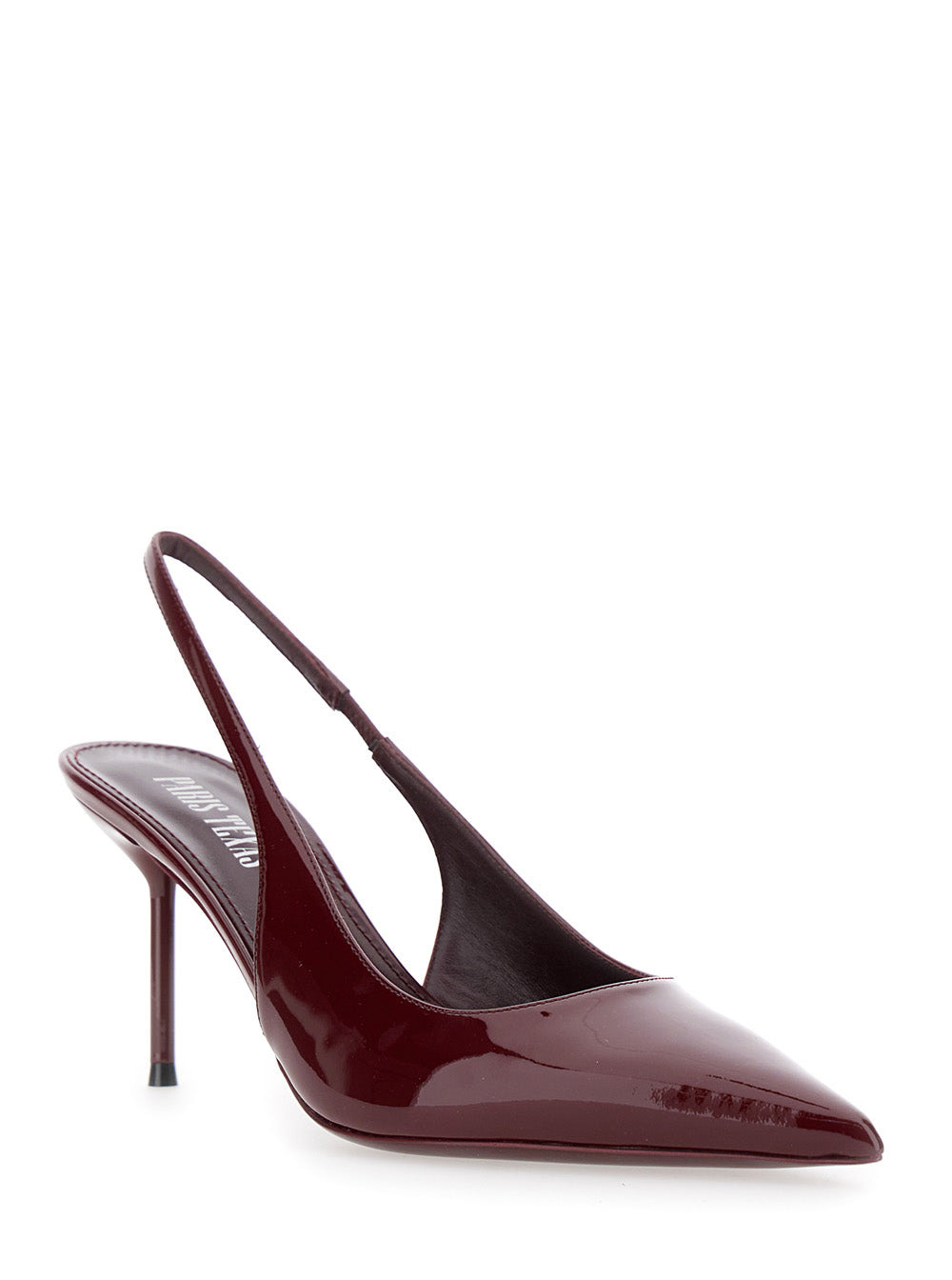 Paris Texas Women 'Lidia' Bordeaux Slingback Pumps With High Stiletto Heel In Patent Leather Woman - 2