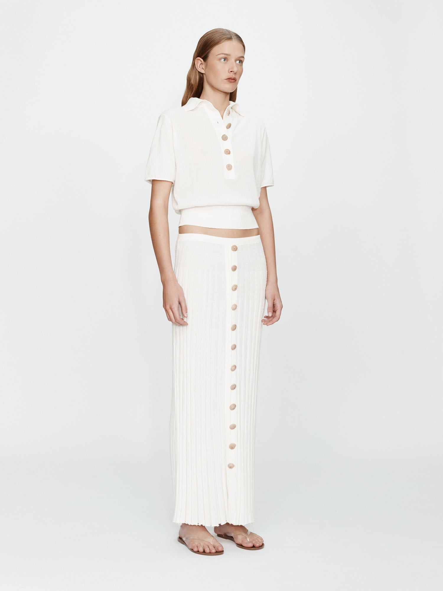 Sundial Shell Sunray Knit Skirt - 4