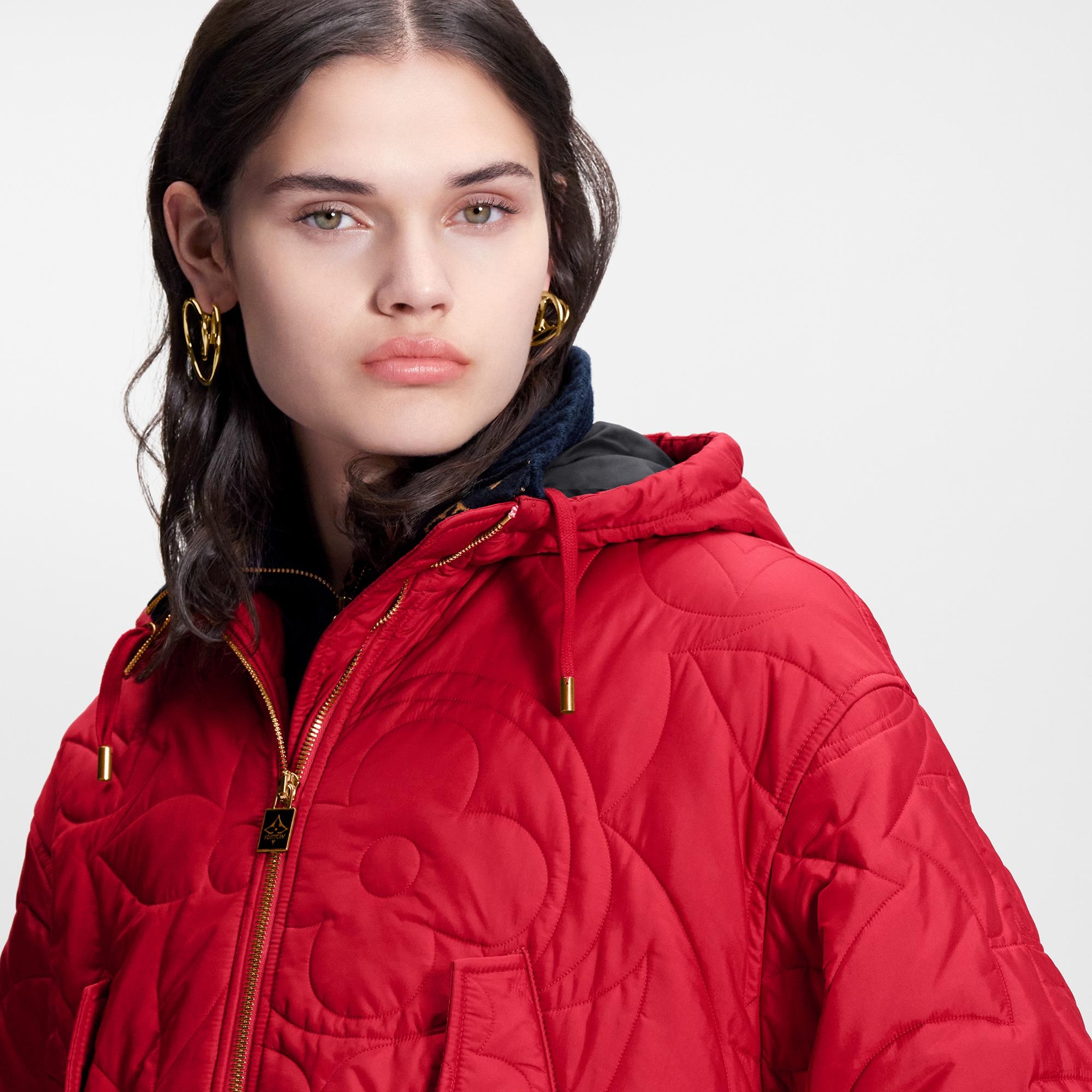 Quilted Monogram Long Parka - 4