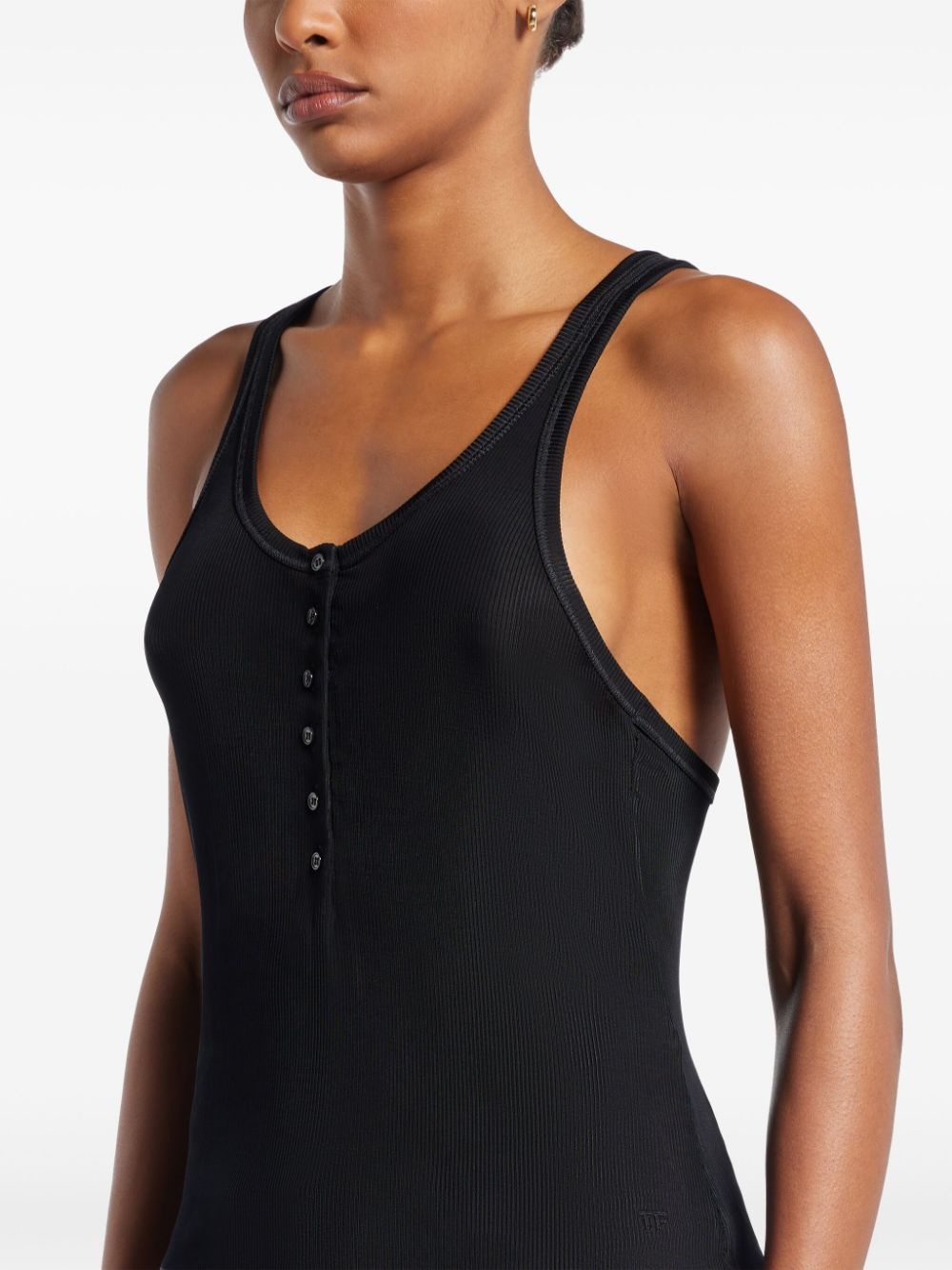 ribbed jersey tank top - 5