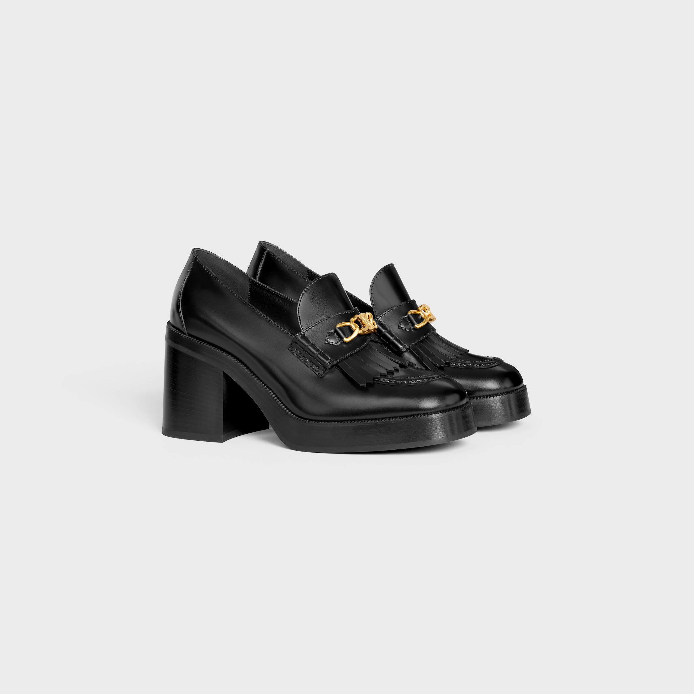 CELINE TESS LOAFER in POLISHED BULL - 2