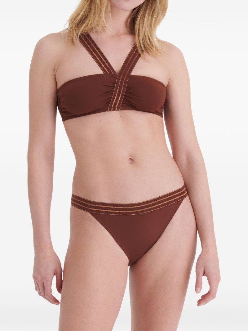 Rendez-vous ruched strap bikini top 3