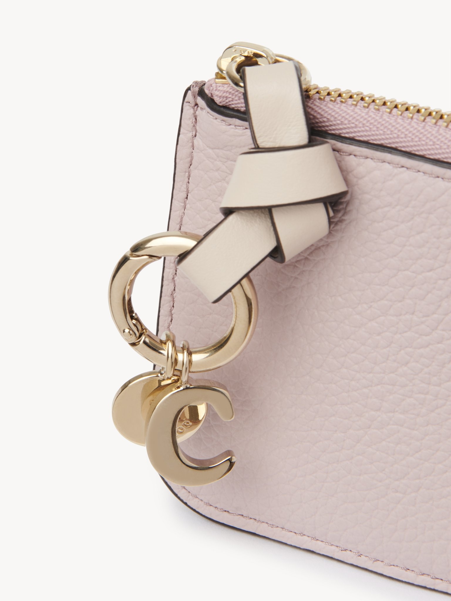 ALPHABET PURSE IN GRAINED LEATHER - 5