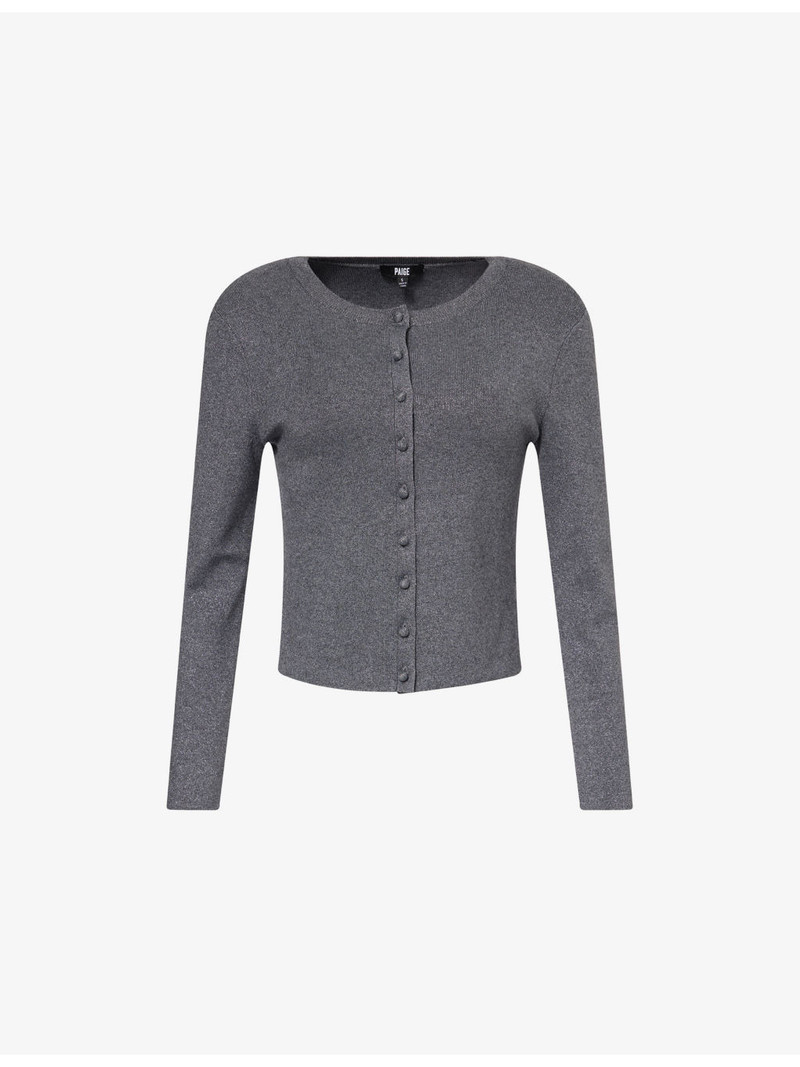 Anzu Round-Neck Knitted Cardigan 1