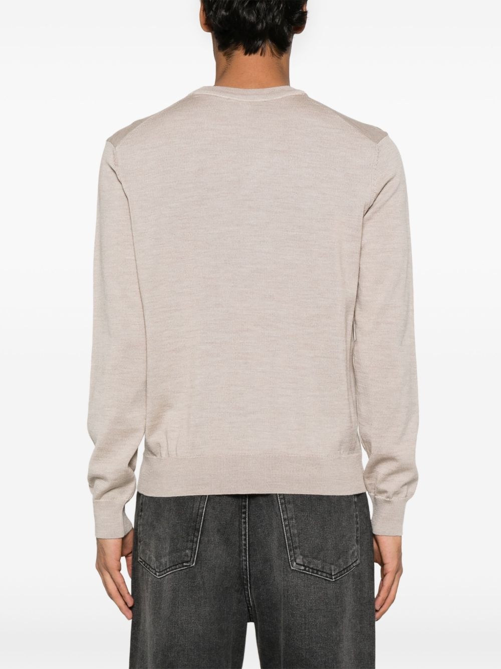 Bold Fox Head Patch sweater - 4
