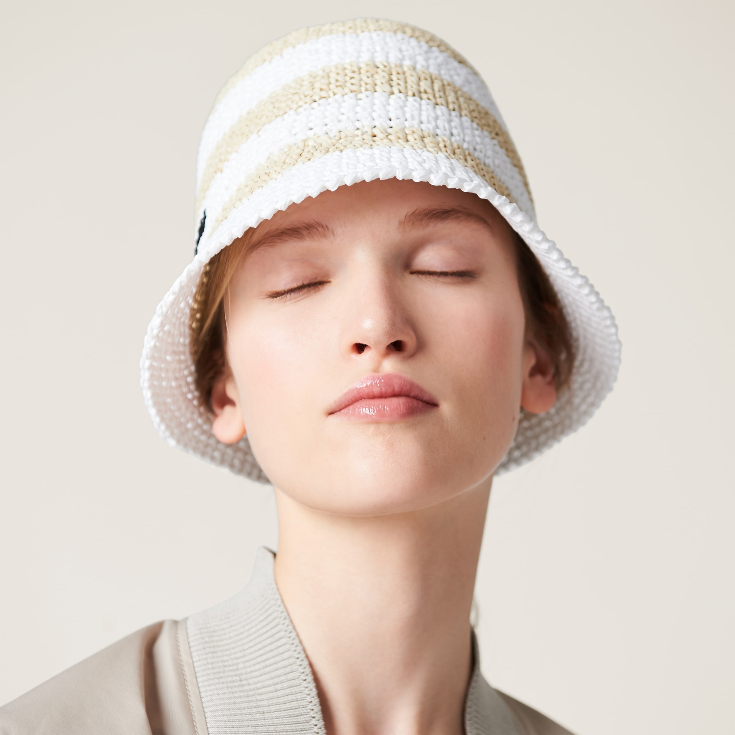 Viscose raffia hat - 1