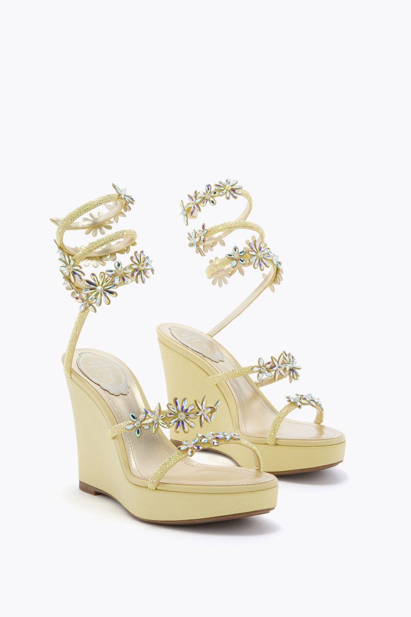 KASSIE YELLOW WEDGE SANDAL 105 2
