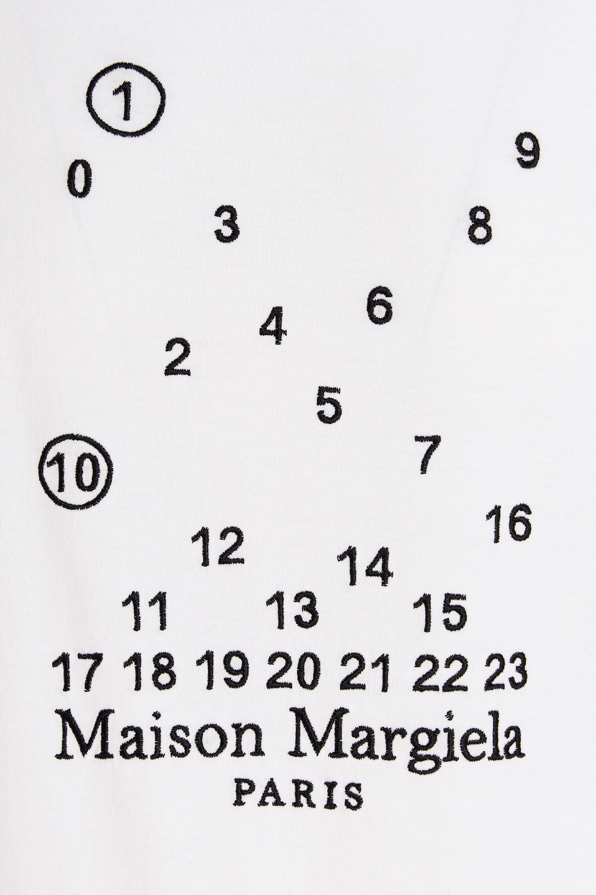 Maison Margiela Men Logo Embroidery T-Shirt - 6