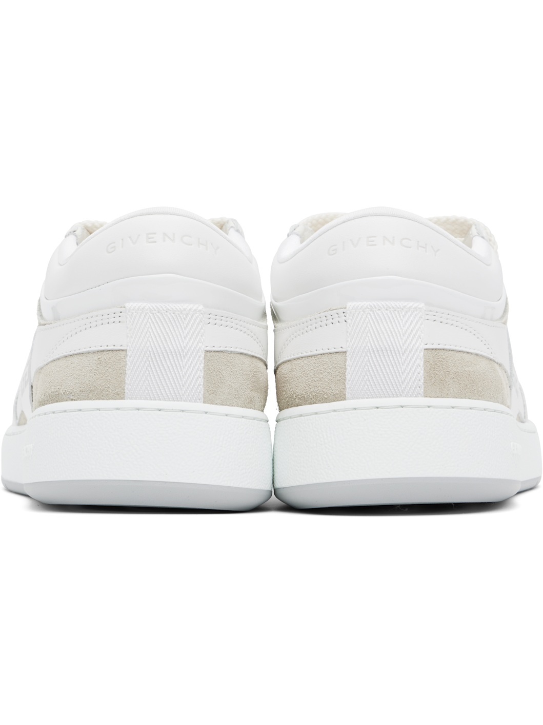 White & Beige G Move Low Sneakers - 2