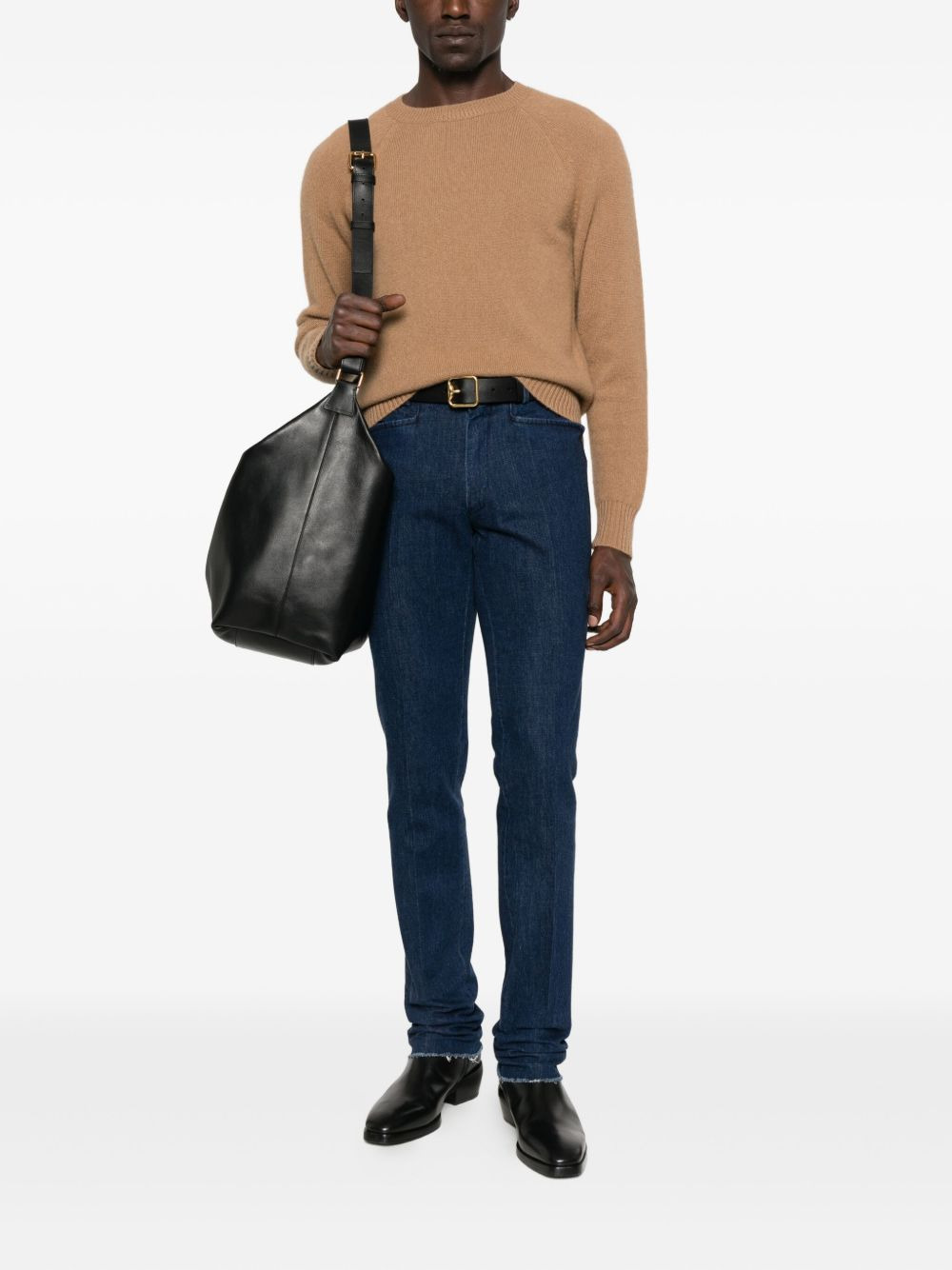 raglan-sleeve cashmere sweater - 2