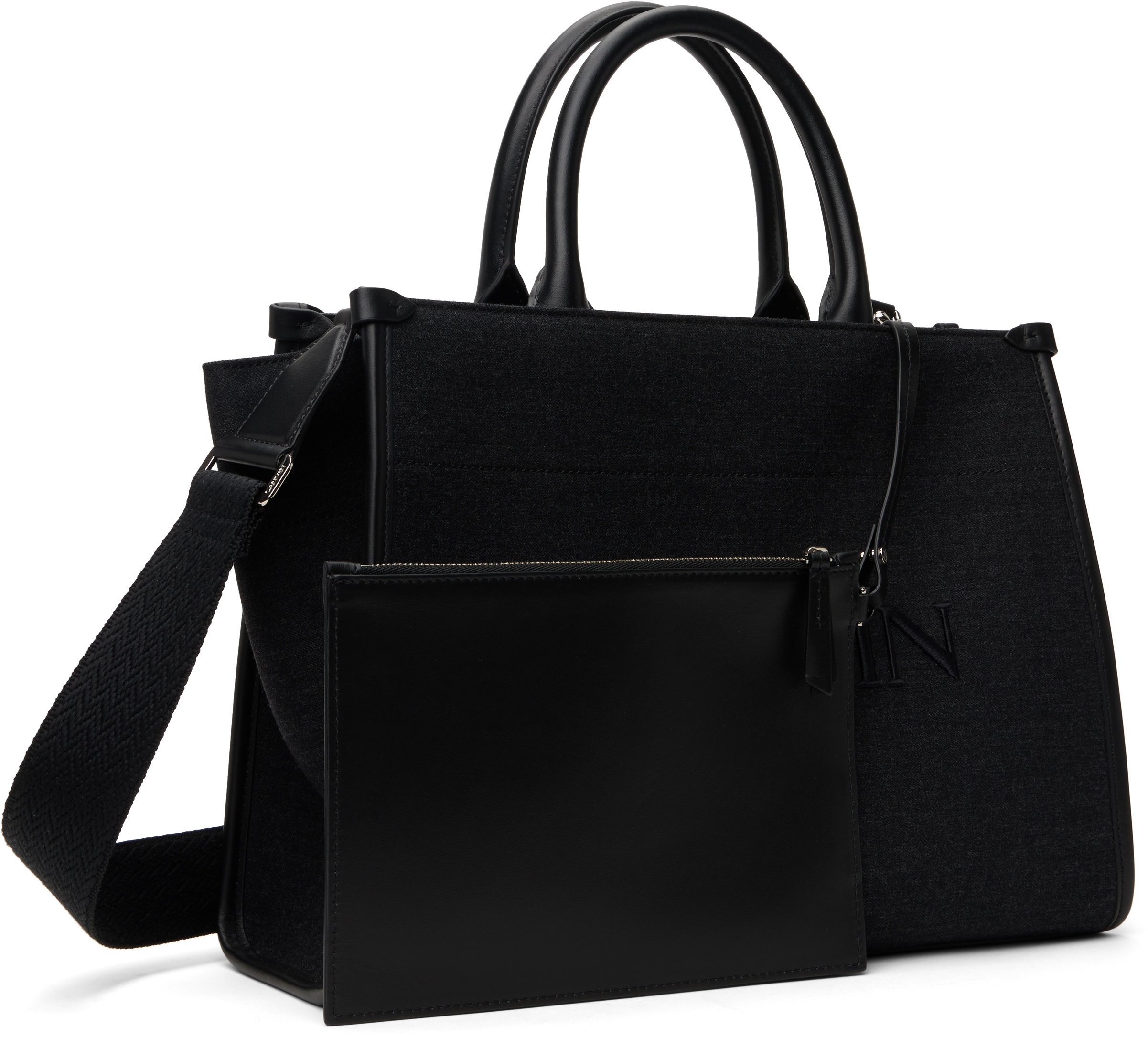 Black PM Strap Tote - 2