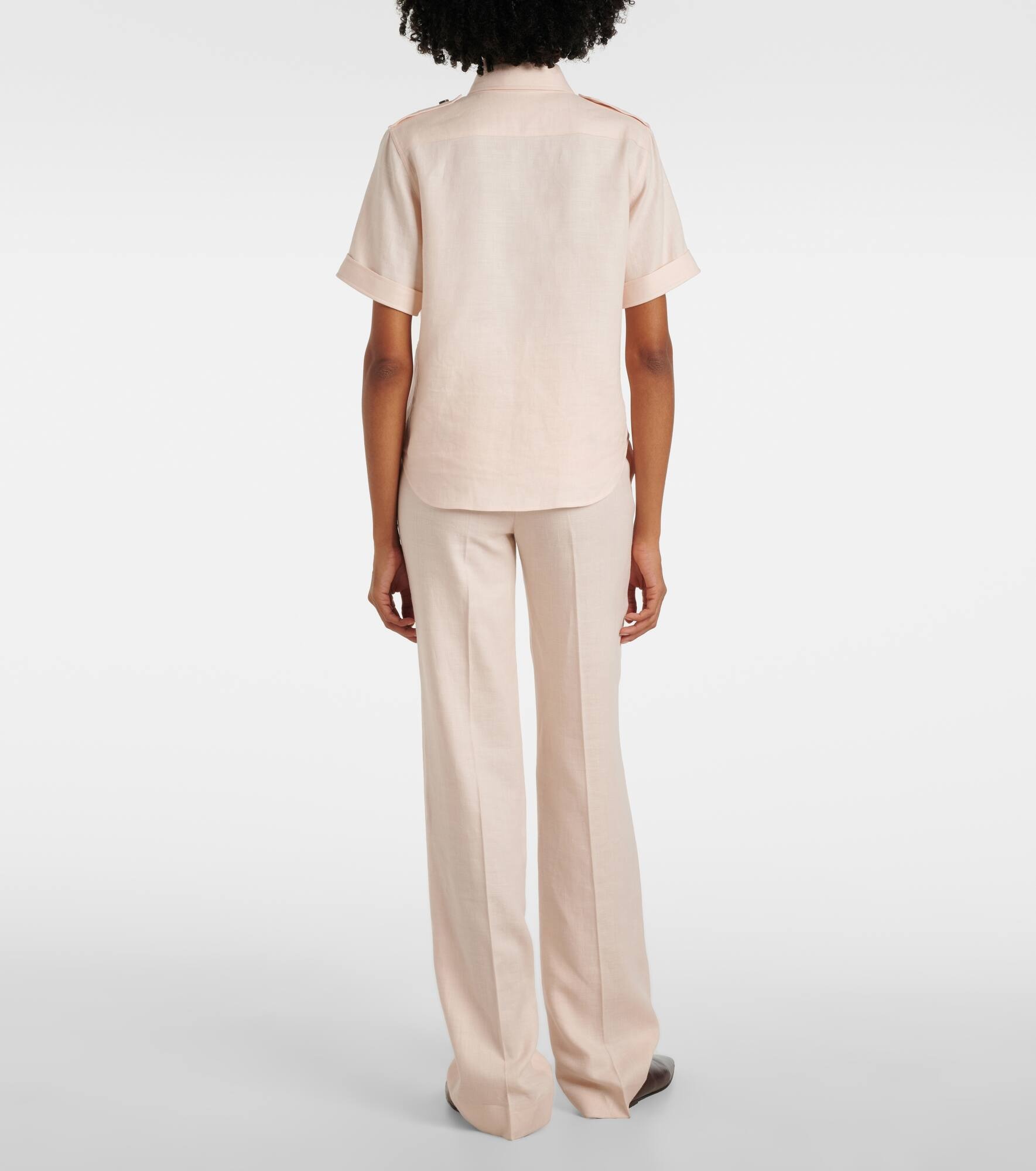 Annalisa linen and wool blouse - 3