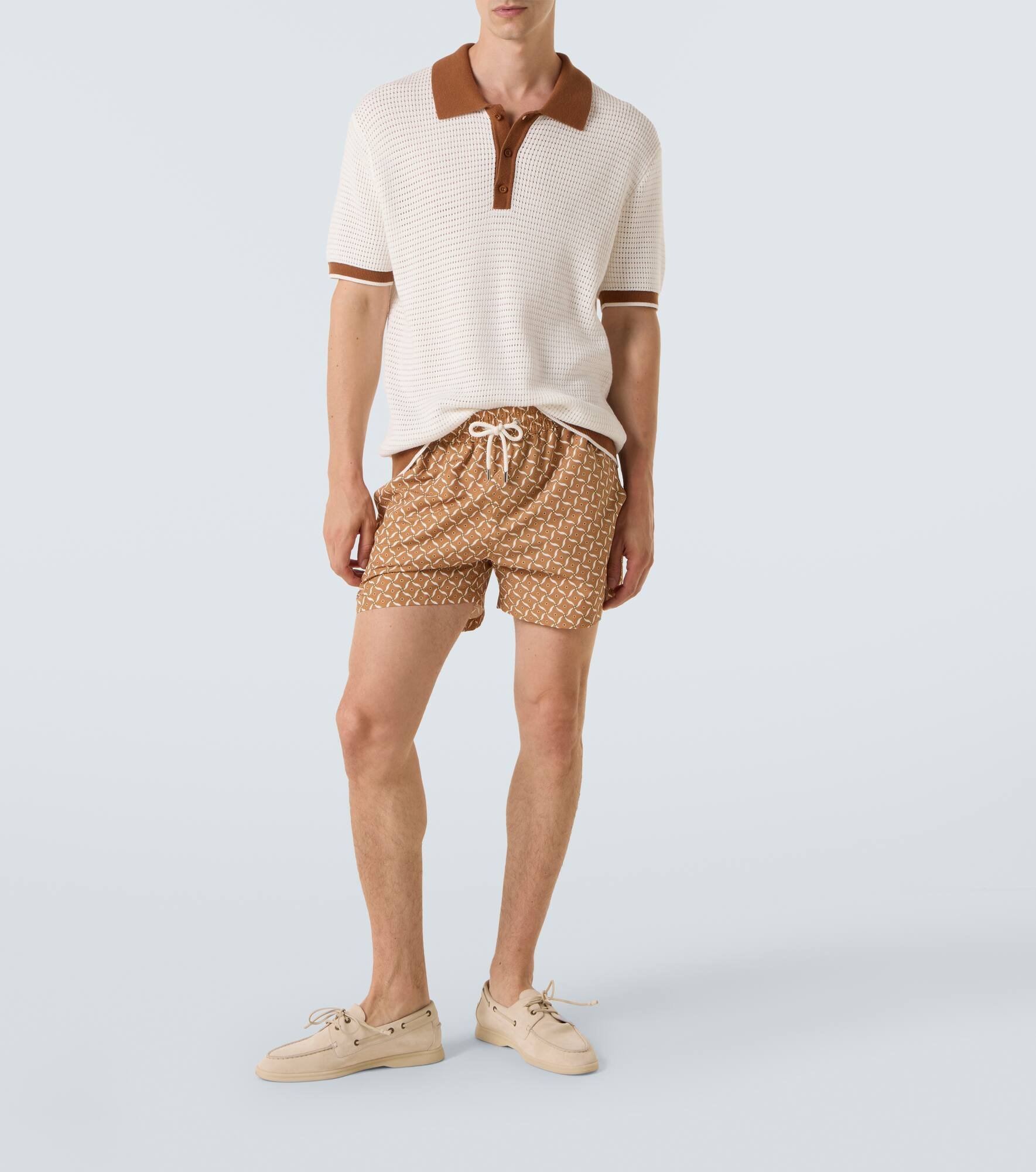 Vidal pointelle cotton polo shirt - 2