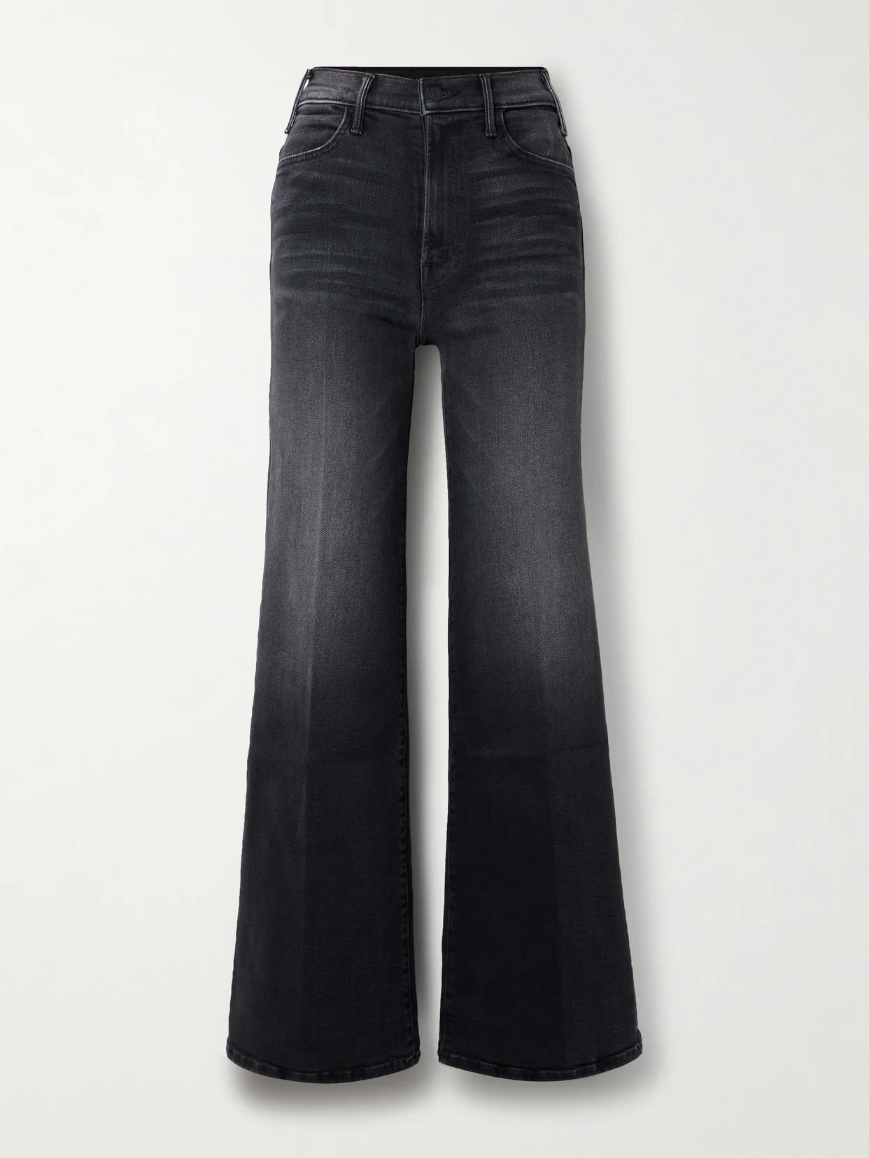 The Hustler Roller High-rise Wide-leg Jeans - 1