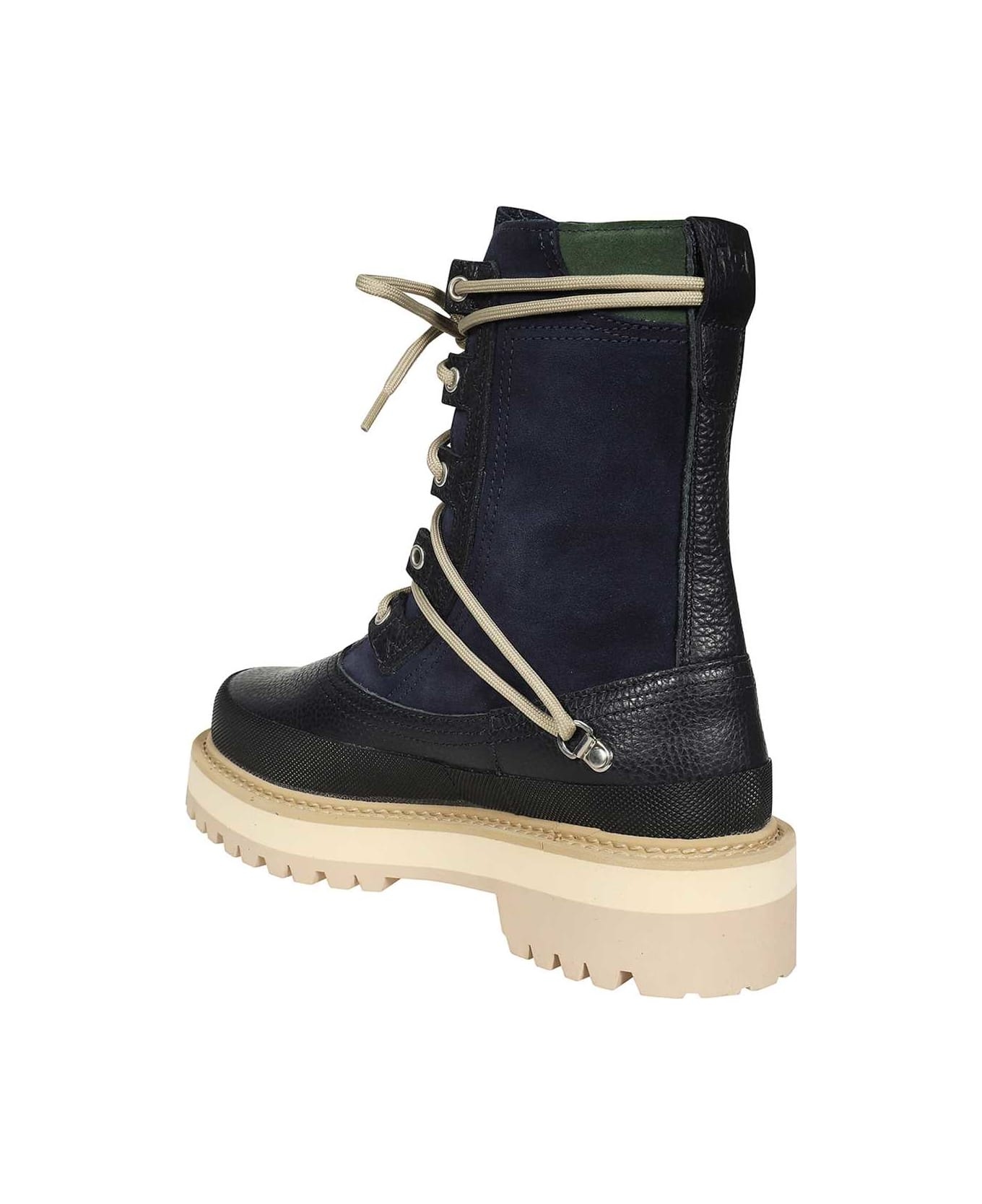 Leather Lace-up Boots - 3