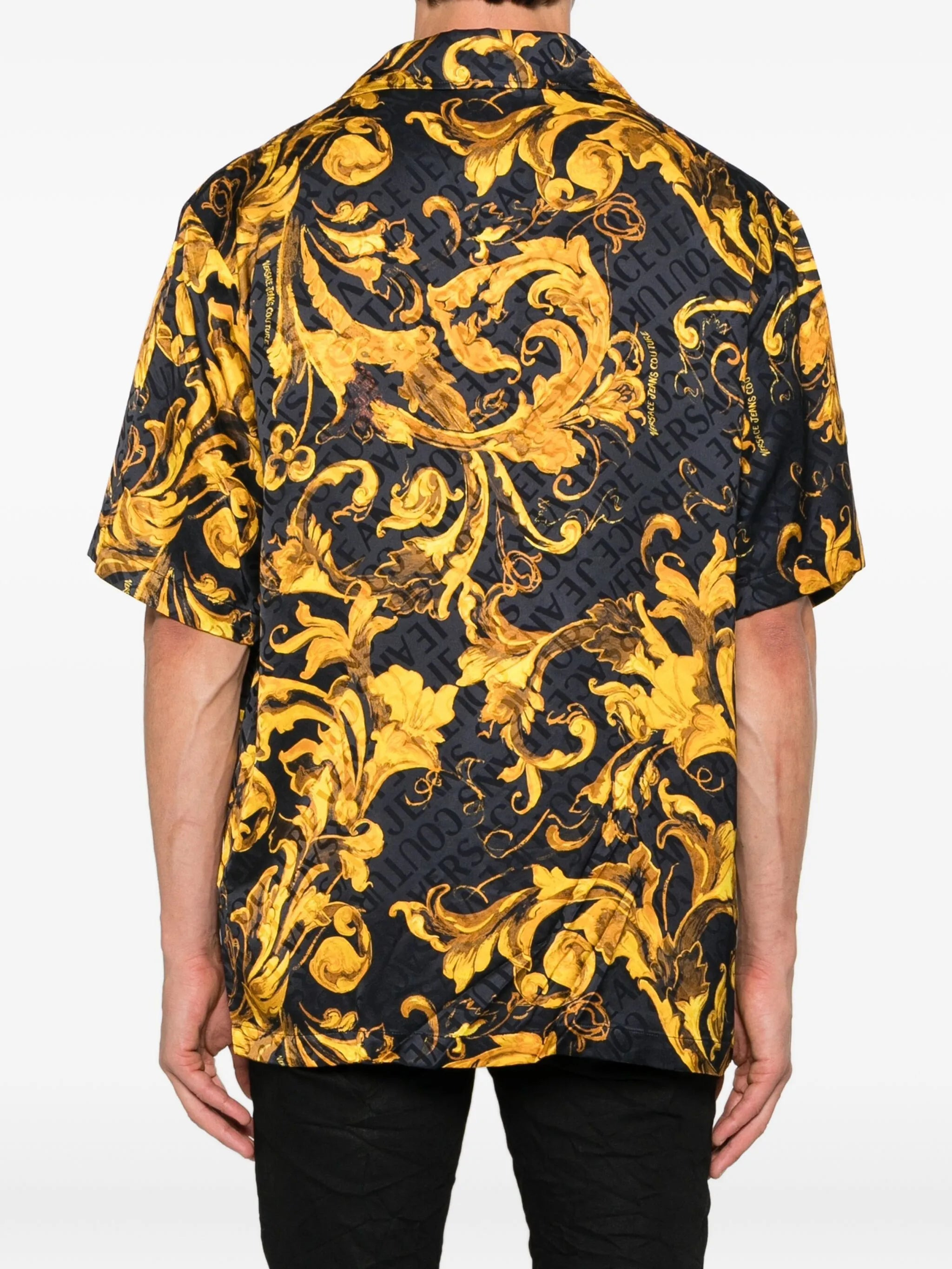 Versace Jeans Couture Barocco-print Short-sleeves Shirt - 2