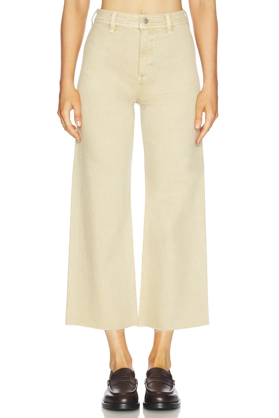 Penny Crop High Rise Wide Leg Jeans - 1