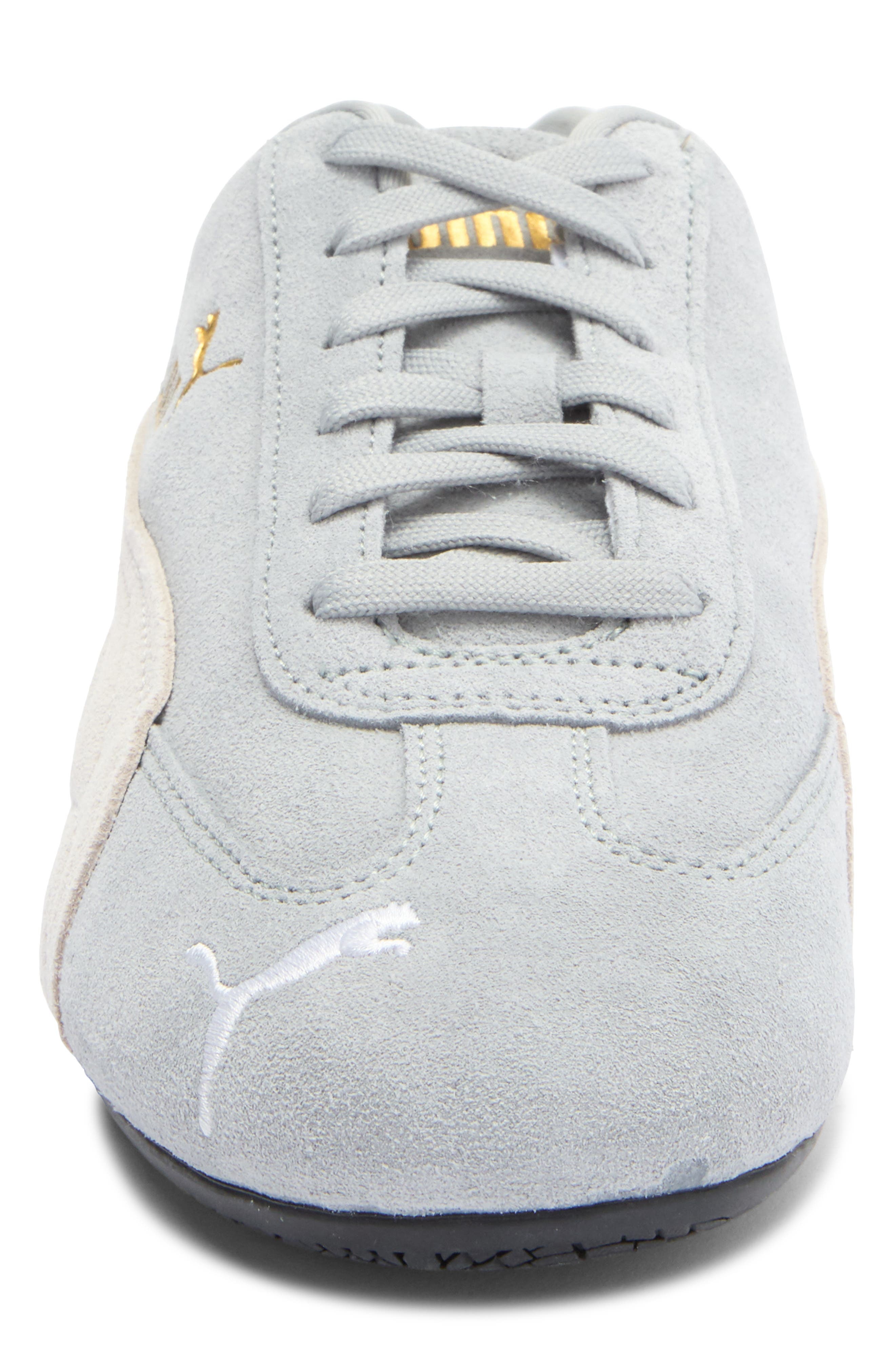 PUMA Speedcat OG Sneaker in Cool Mid Gray/Puma White at Nordstrom - 4