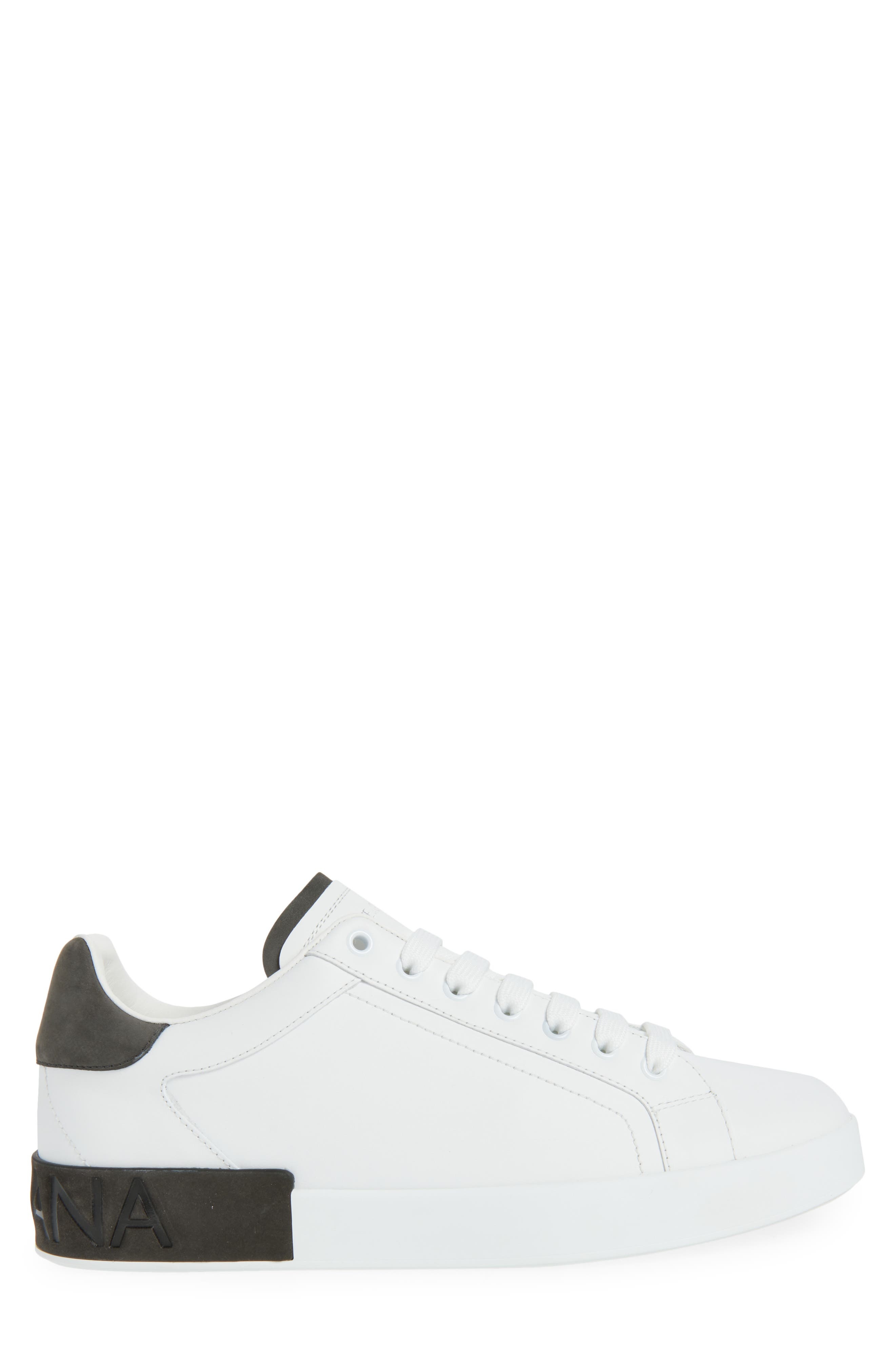 Dolce&Gabbana Nappato Sneaker in 89697 Bianco/Nero at Nordstrom - 3