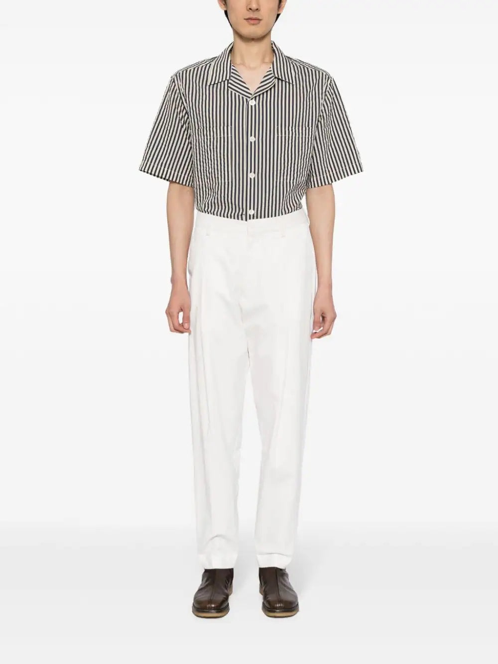 STRIPED SEERSUCKER SHIRT - 2