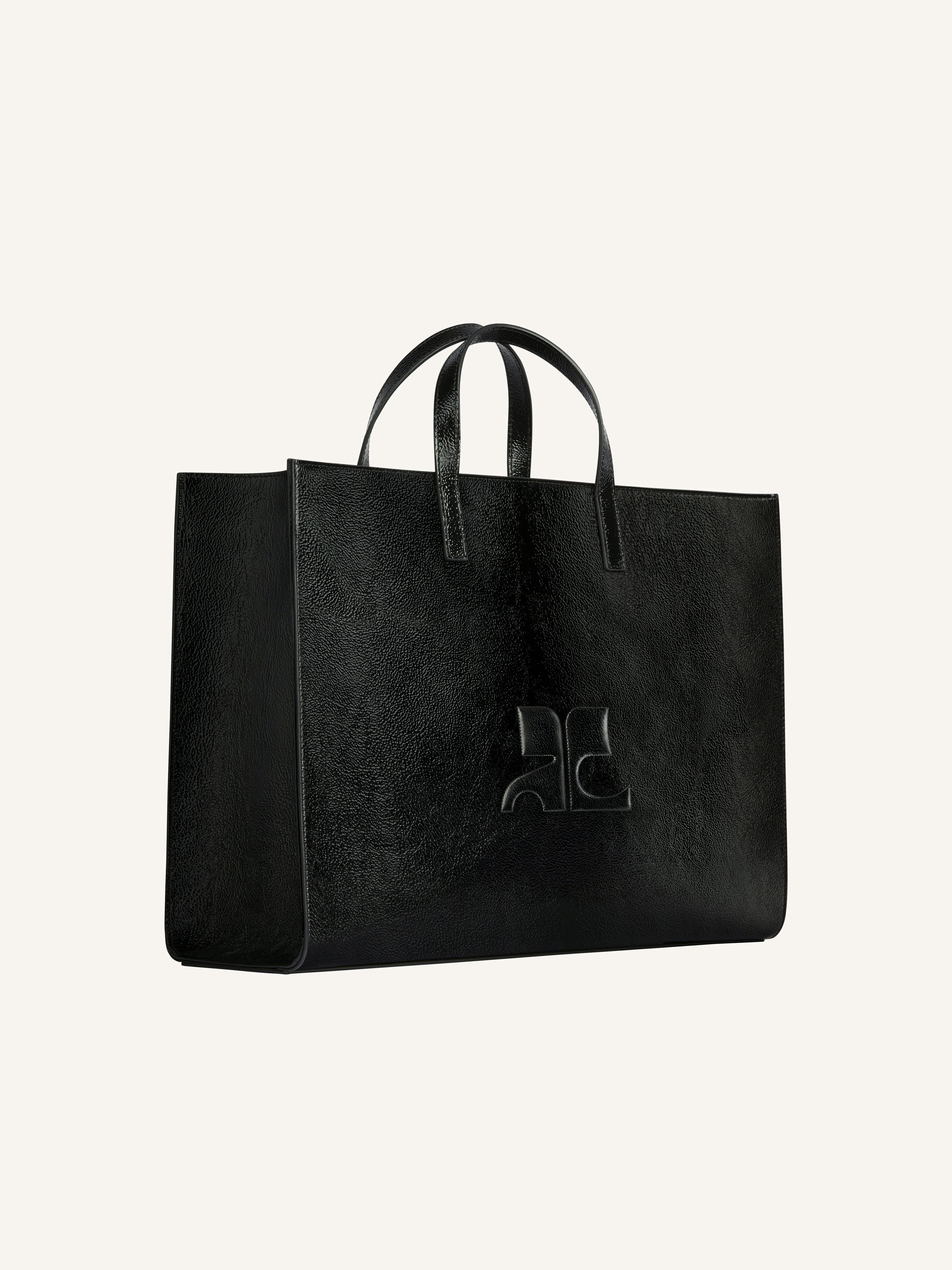 HERITAGE AC NAPLACK LEATHER TOTE BAG - 4