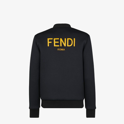 FENDI Black tech fabric jacket outlook