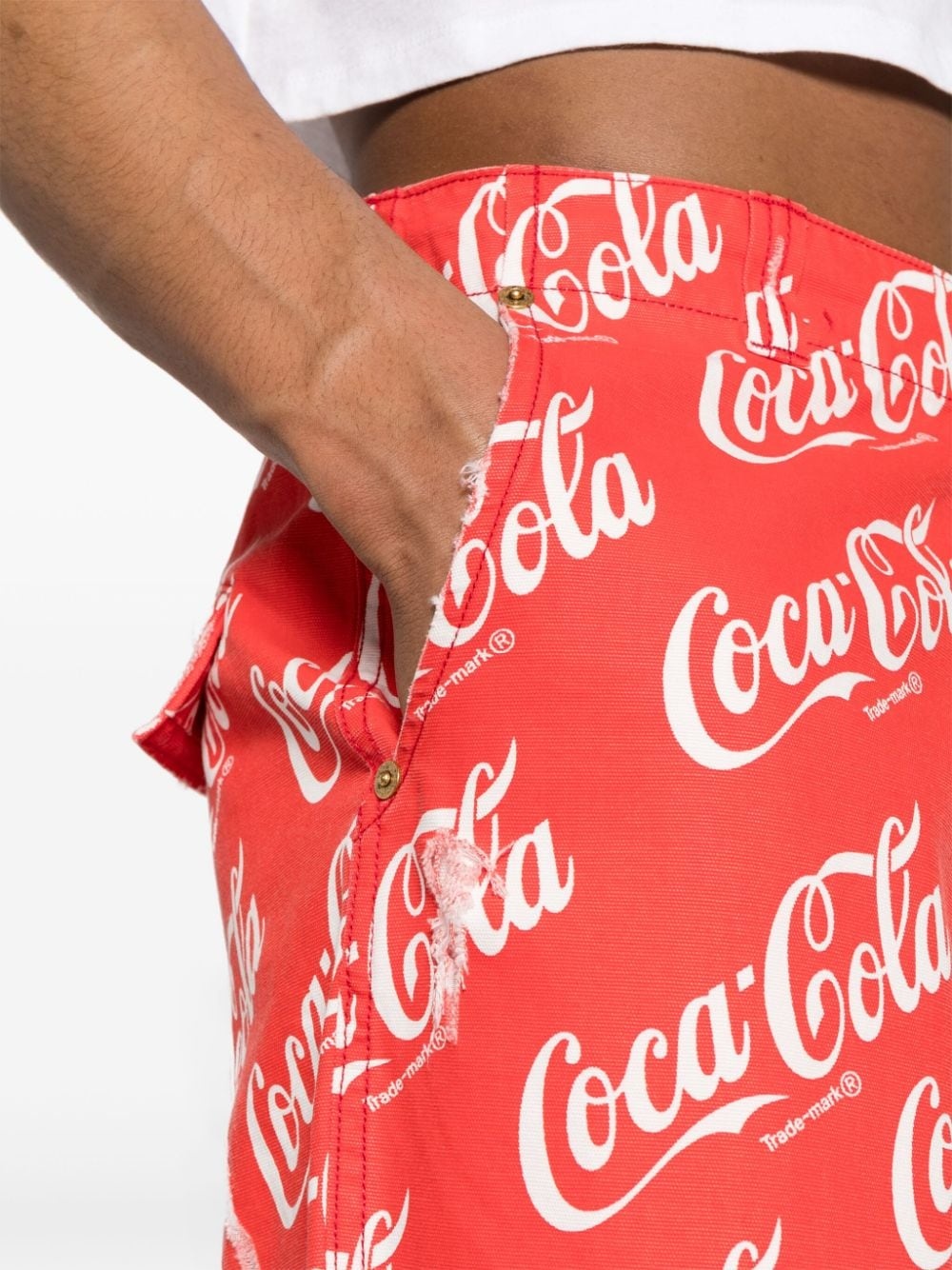 Coca-Cola print cotton shorts - 5
