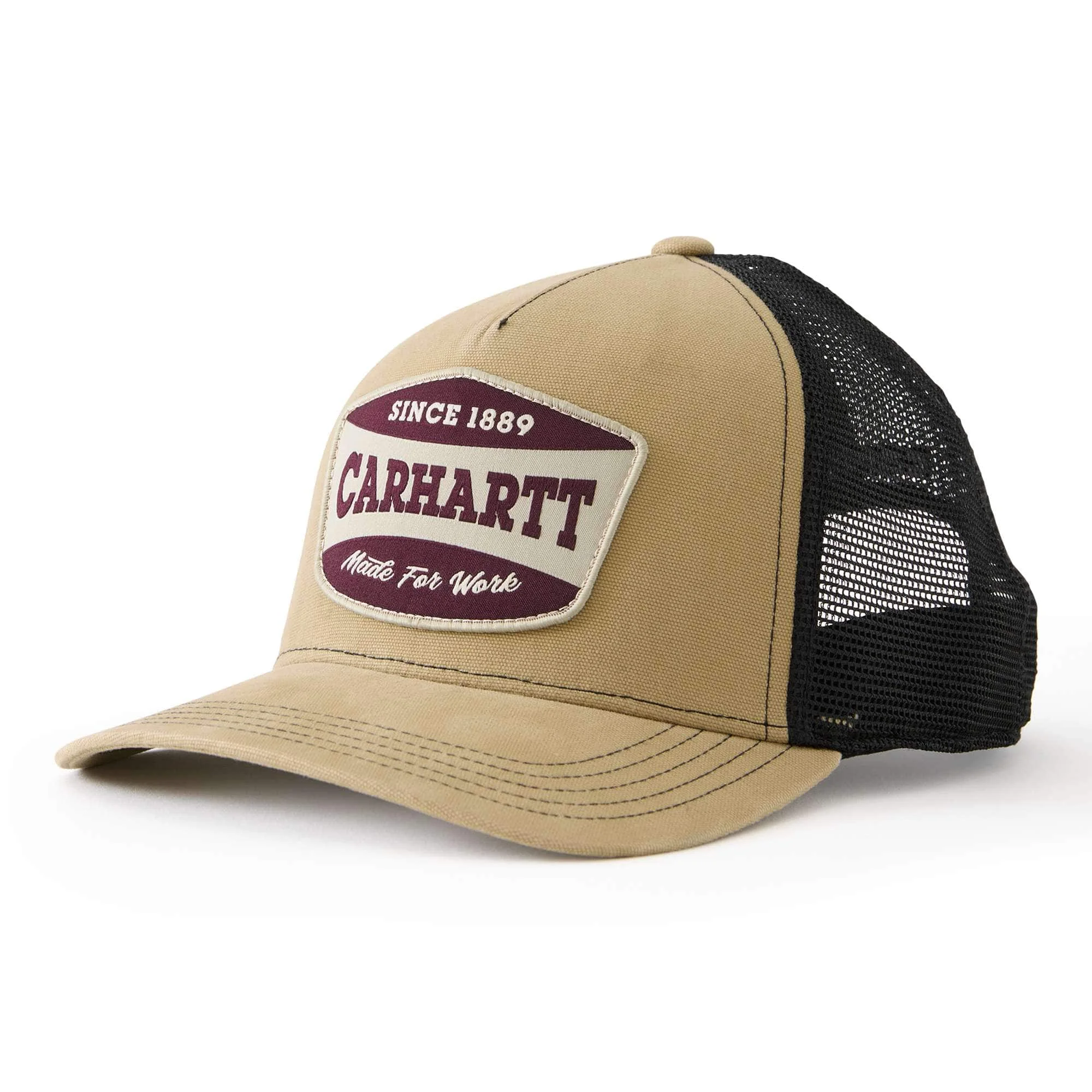 Canvas Mesh-Back Patch Cap - 1