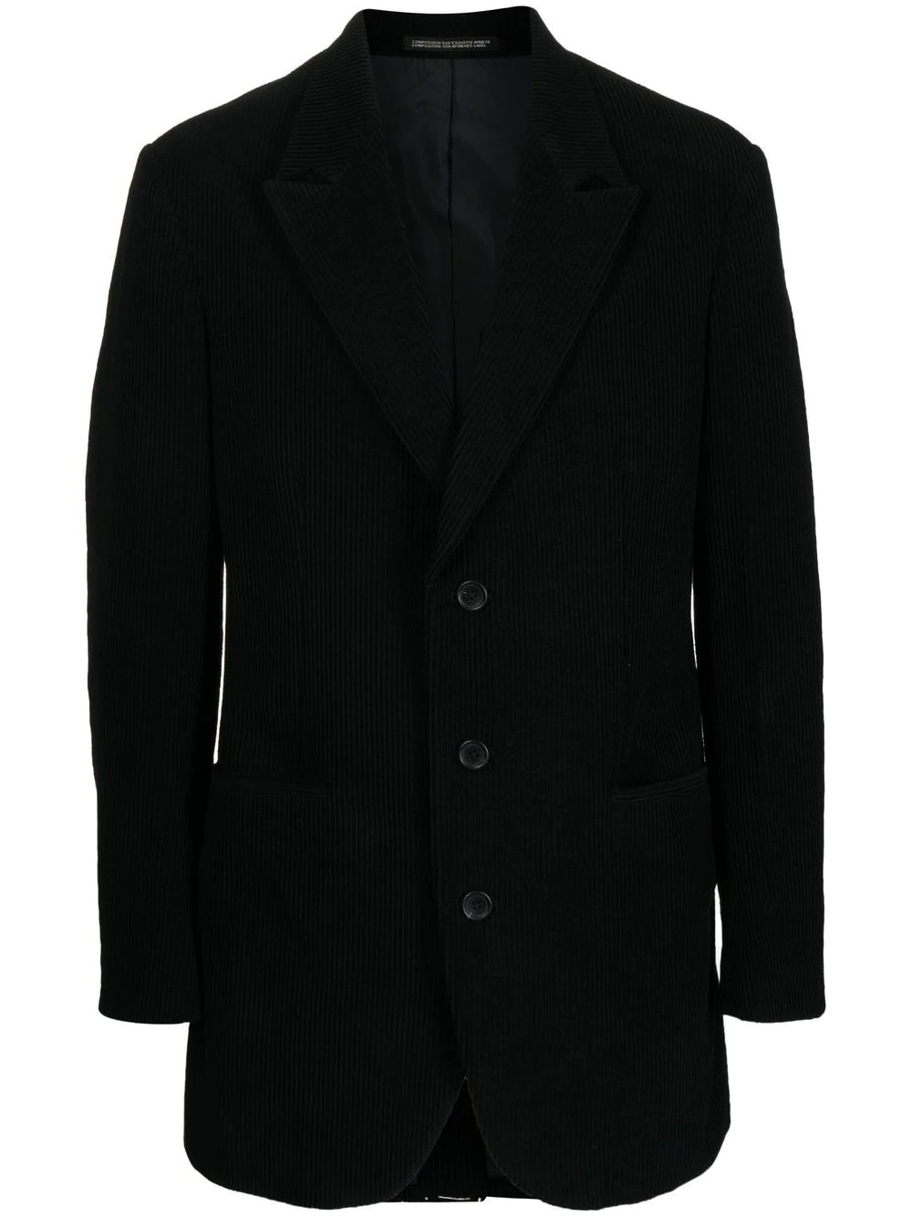 single-breasted wool blazer - 1