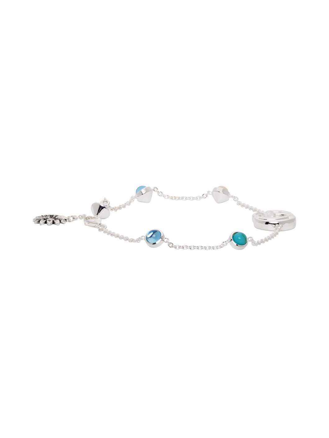 Silver GG Flower Bracelet - 5