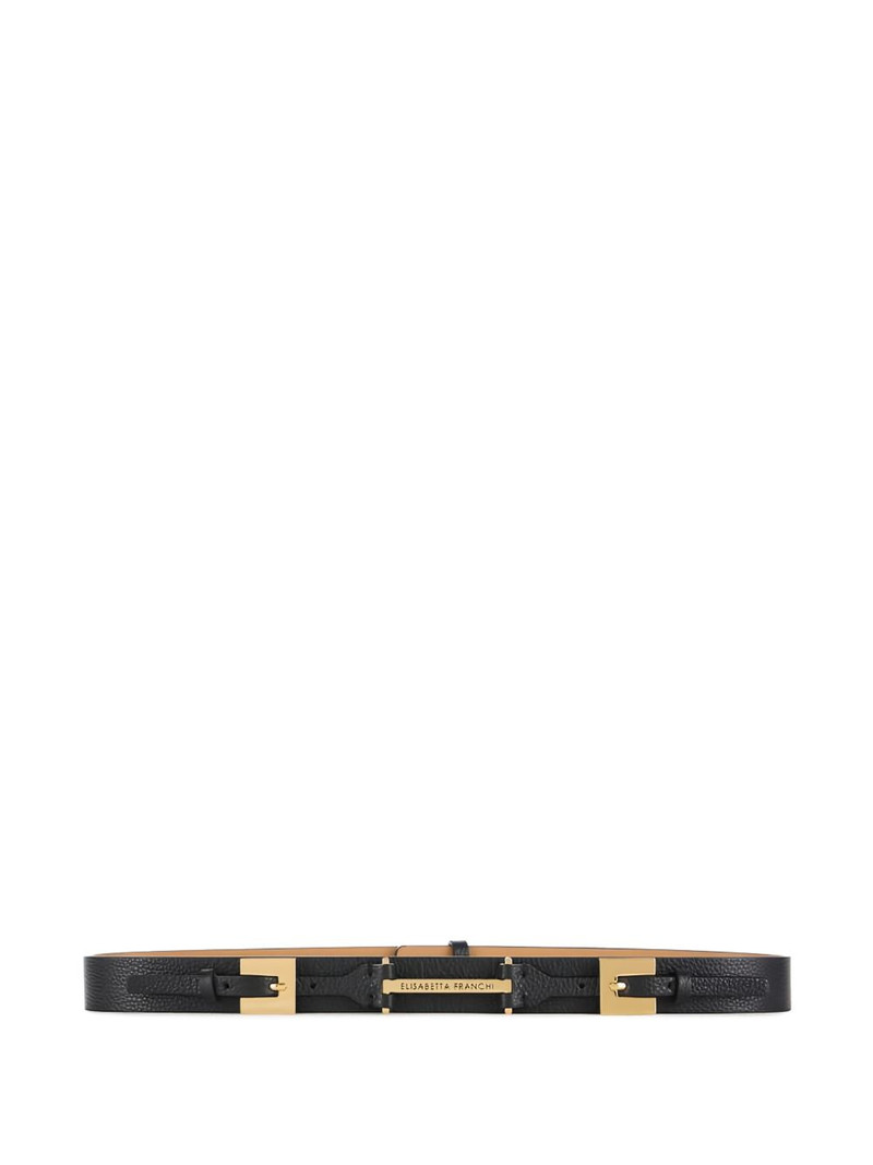 double buckle plate belt 1