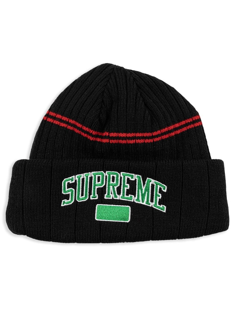 logo-embroidered beanie 1