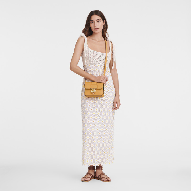 Longchamp Box-Trot S Crossbody bag Apricot - Leather outlook