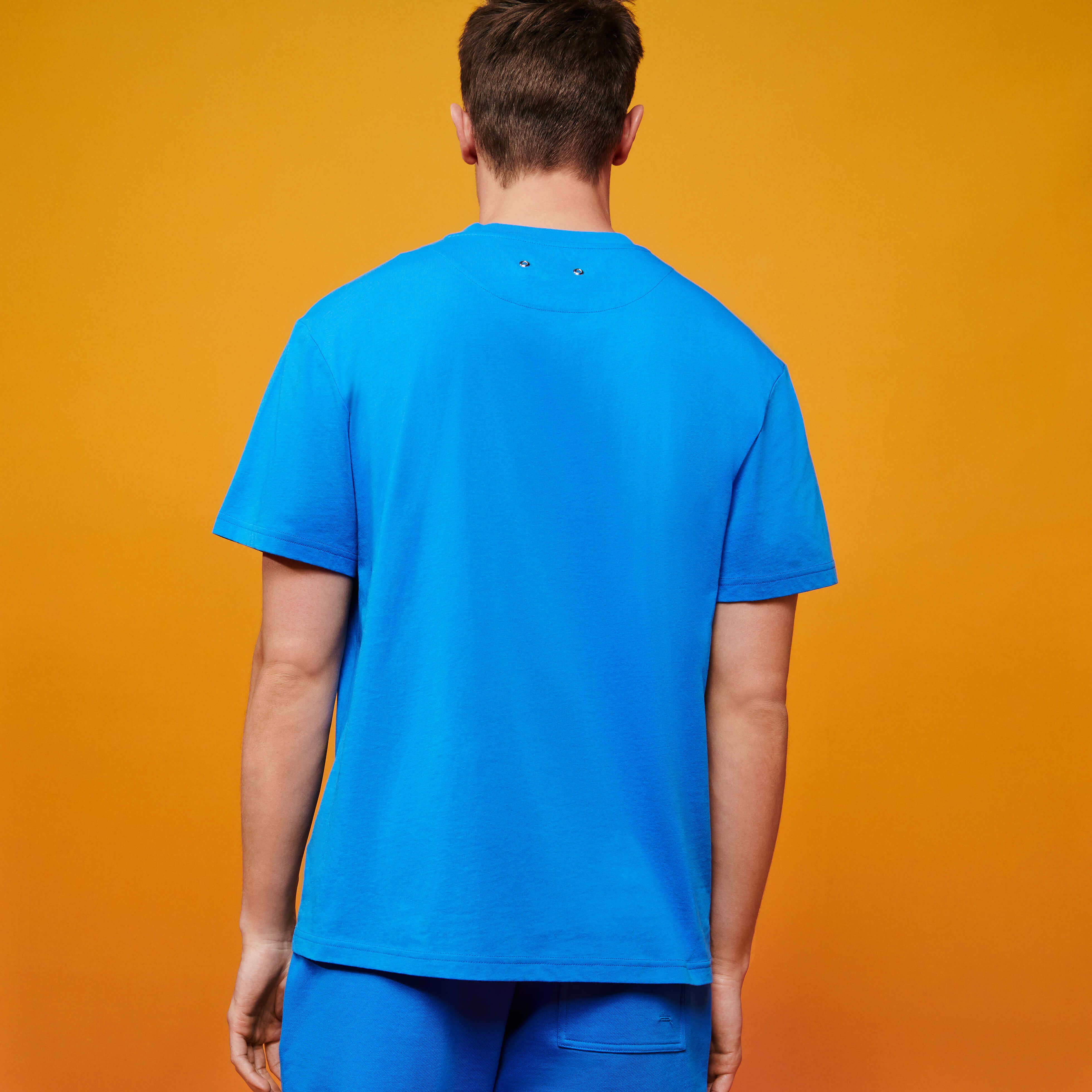 Men T-Shirt Gradient Embroidered Logo - Vilebrequin x The Beach Boys - 4