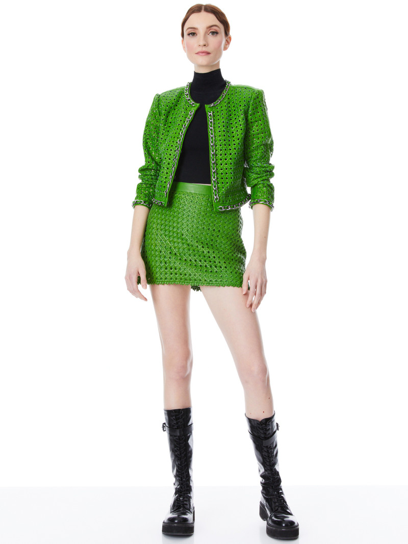 BRIXTON LEATHER CROPPED JACKET 6