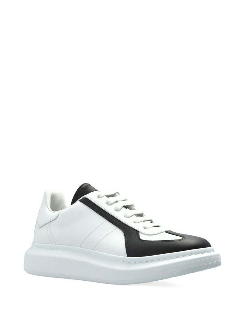 Alexander McQueen contrast-panel sneakers outlook