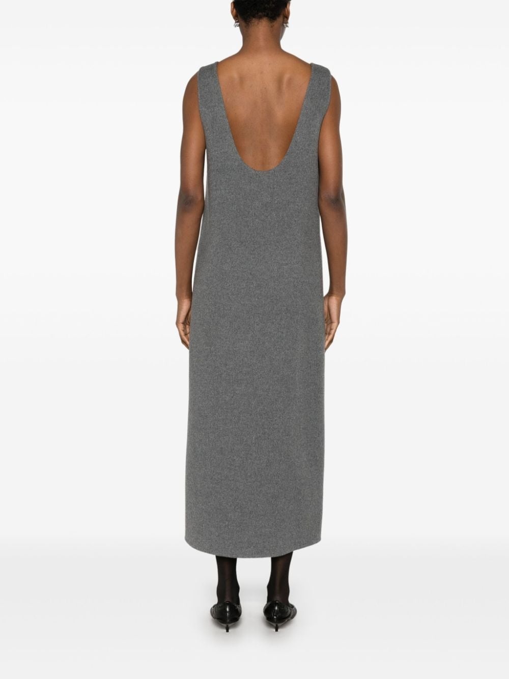 wool maxi dress - 4