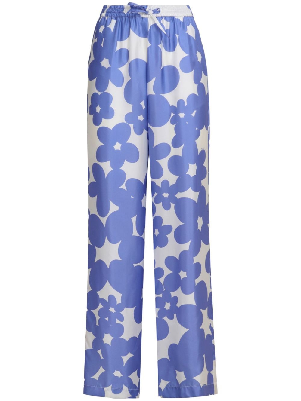 floral trousers - 1