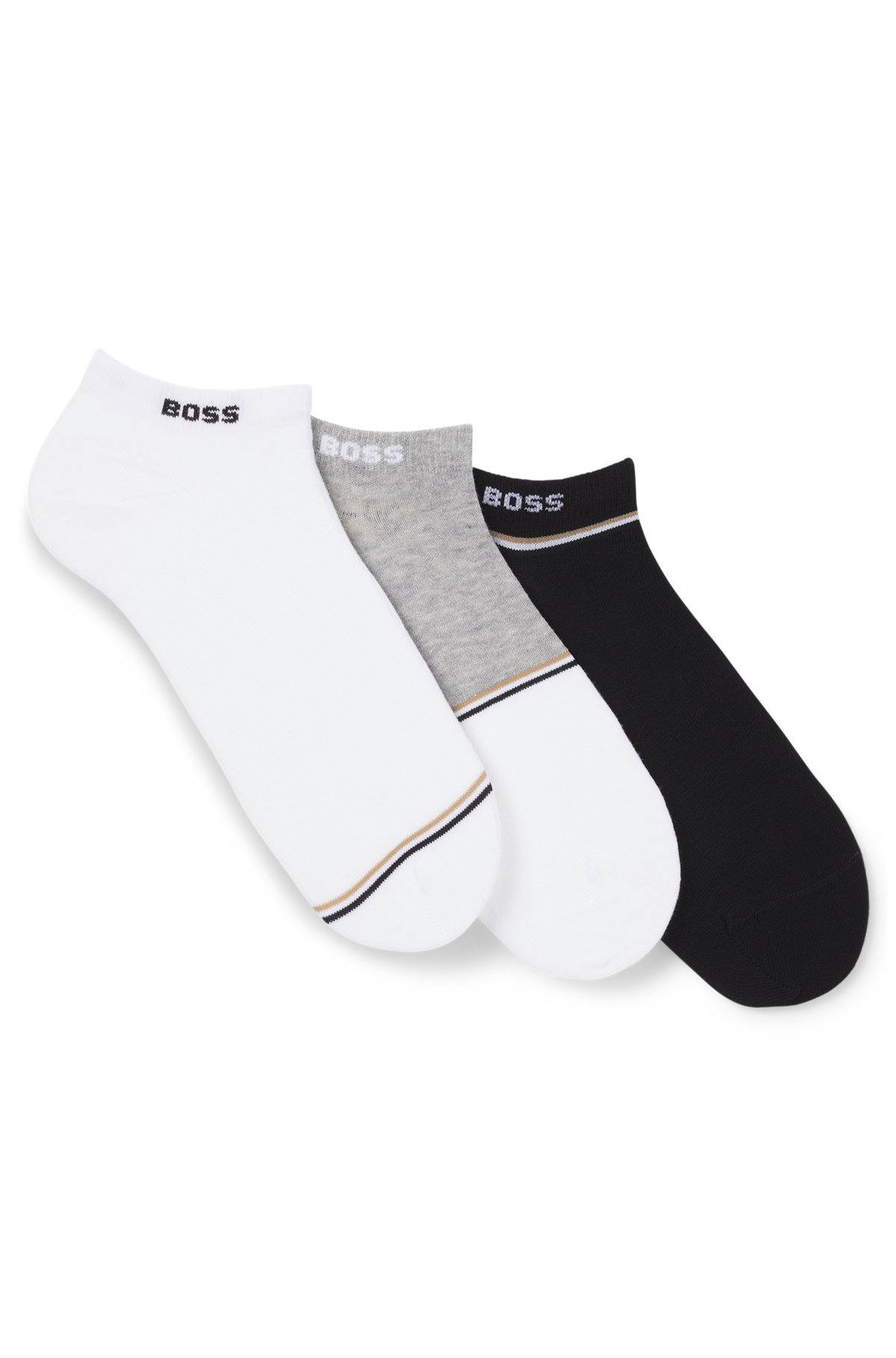 THREE-PACK OF ANKLE-LENGTH SOCKS - 1