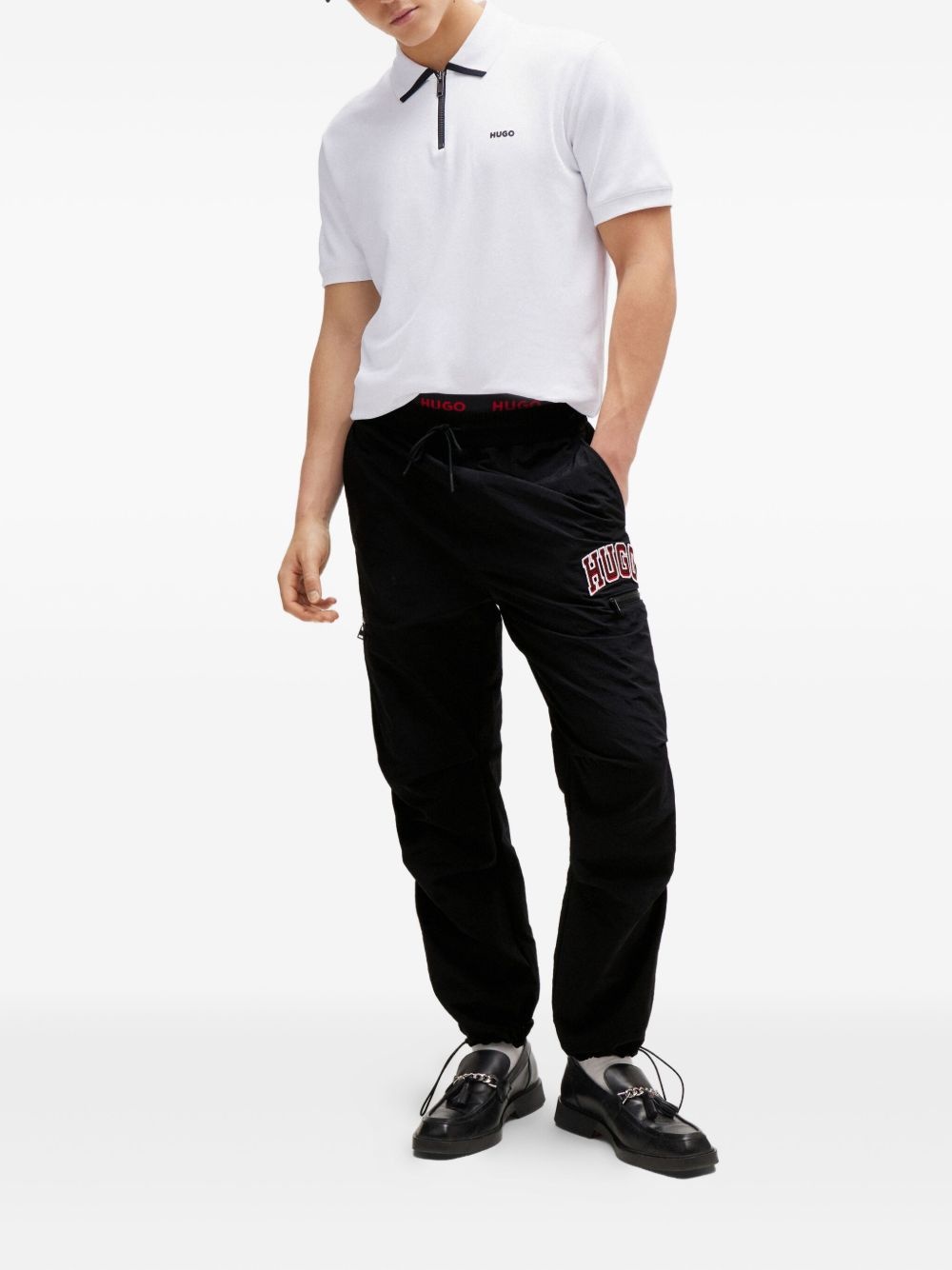 zip-up polo shirt - 2