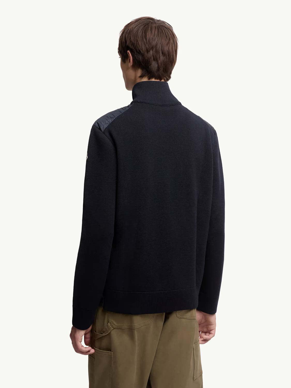 PADDED WOOL CARDIGAN - 3