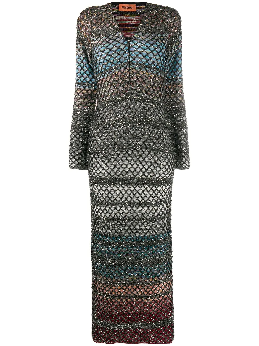 glitter knit tube dress - 1