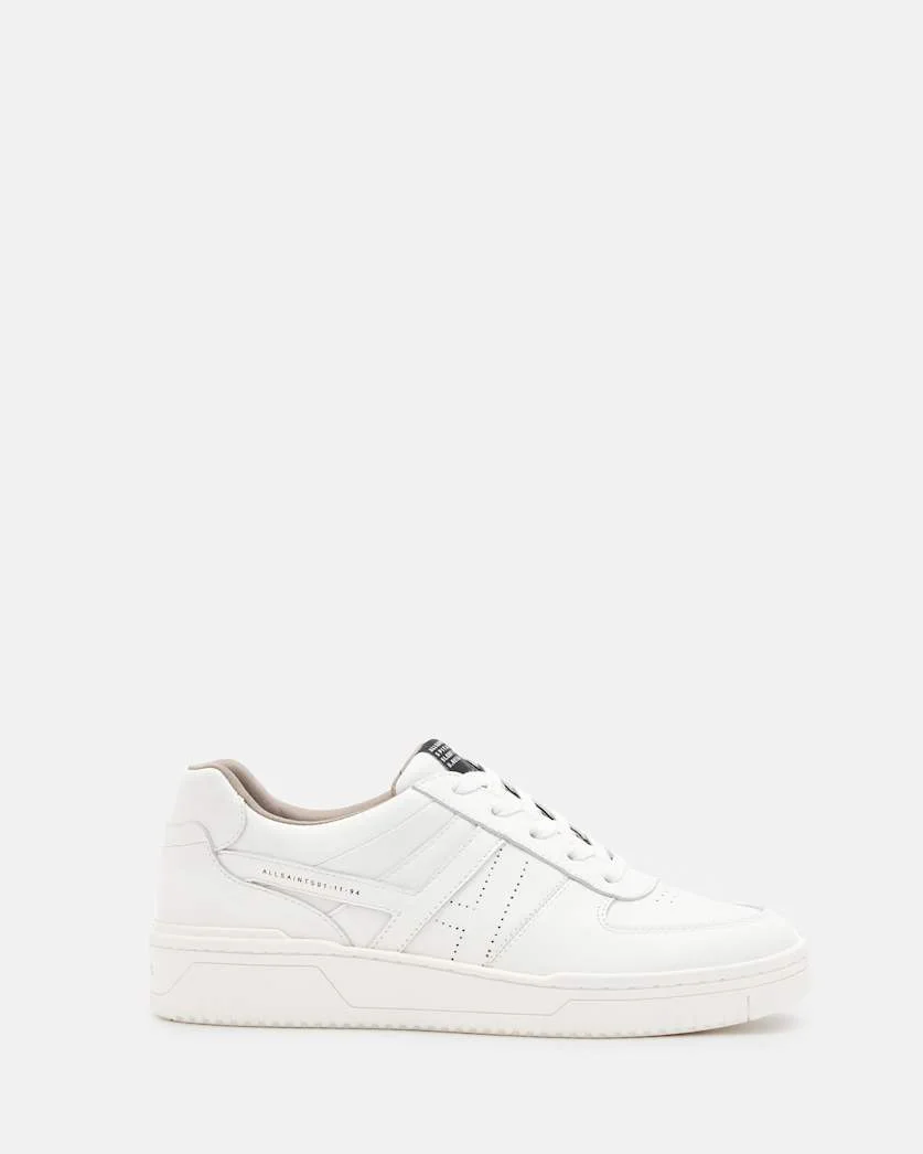 VIX LOW TOP ROUND TOE LEATHER SNEAKERS - 1